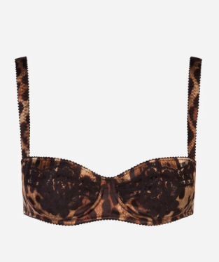 Sujetador Dolce&Gabbana animal print