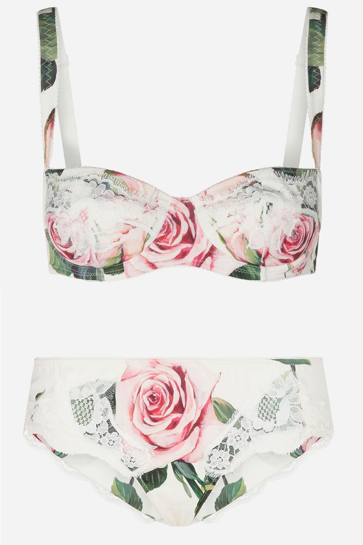 Ropa interior con flores