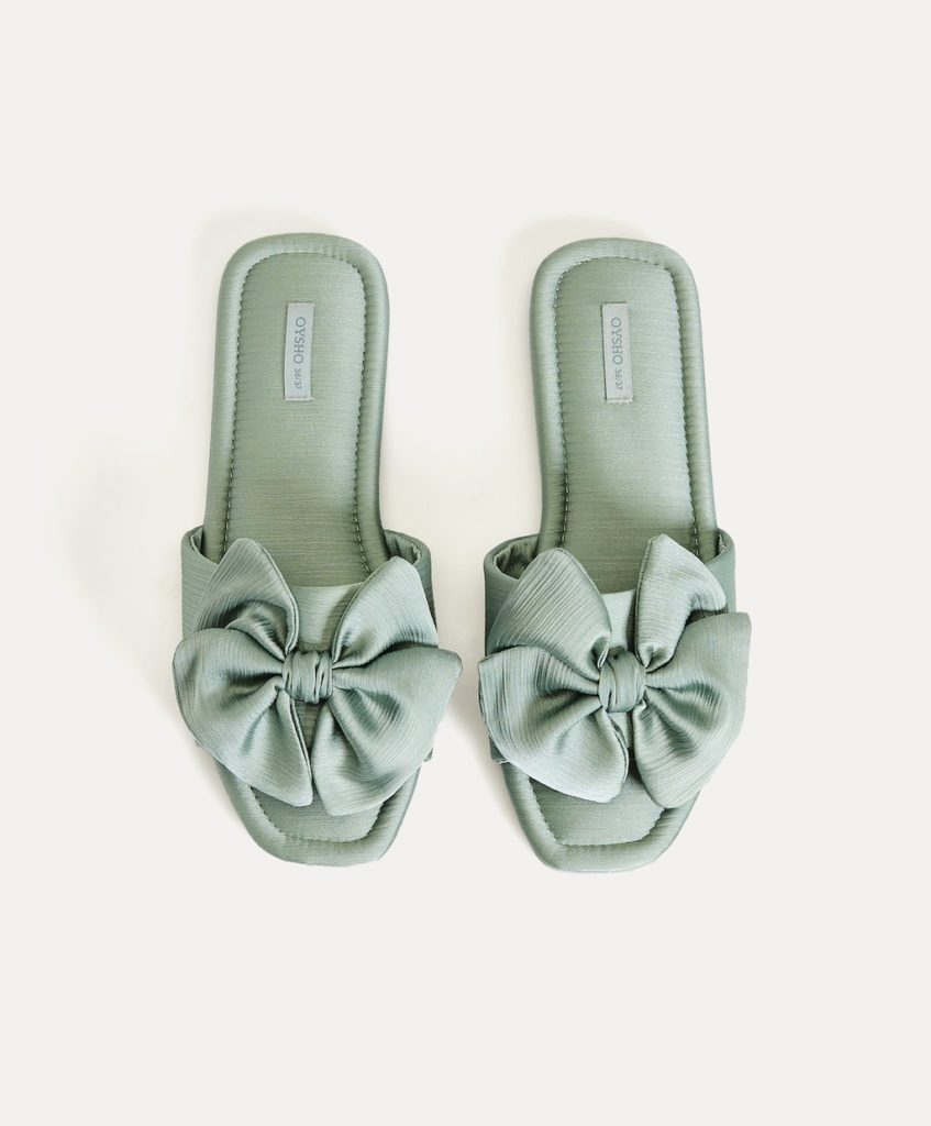Zapatillas para estar por casa mujer Oysho 2020