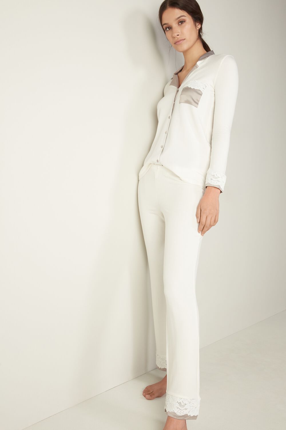 Pijama de temporada cashmere y modal de Intimissimi
