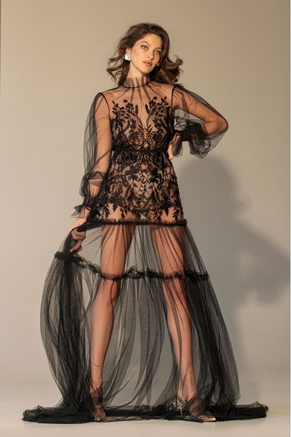 Vestido transparente de Apilat Lingerie