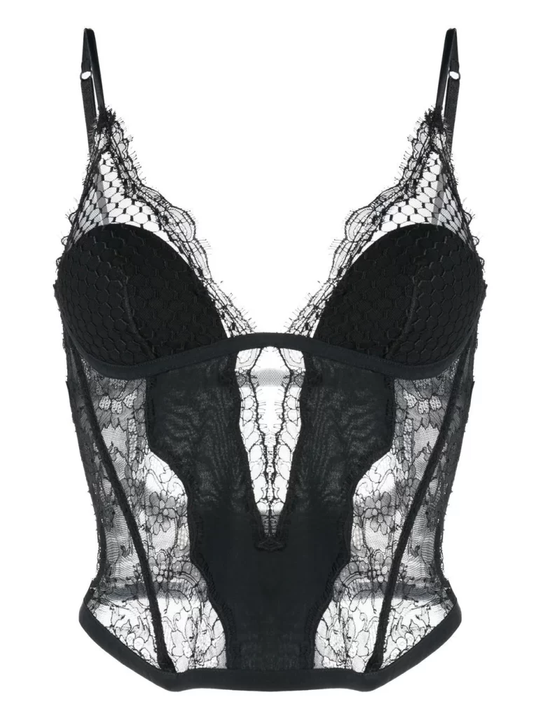 Corsé con encaje de La Perla